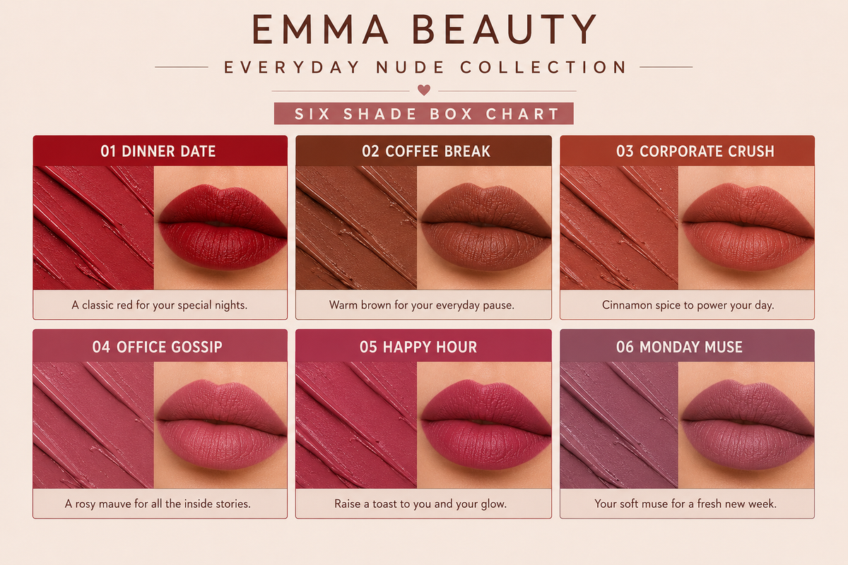 EMMA BEAUTY Everyday Nude Lipstick